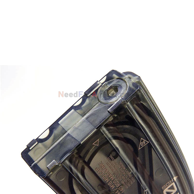 ARES Transparent AR/M4 140Rds Airsoft AEG Mid-Cap Magazine (Single)