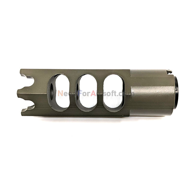 Asura Dynamics DTK-1 Steel Airsoft Flash Hider (14mm CCW / 24mm CW)