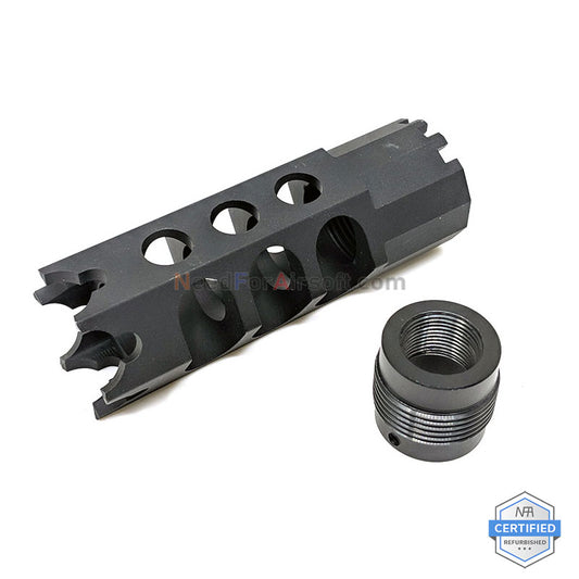 NFACR: BD DTK-1 Muzzle Brake for AK Series Airsoft Flash Hider (14mm CCW / 24mm CW)