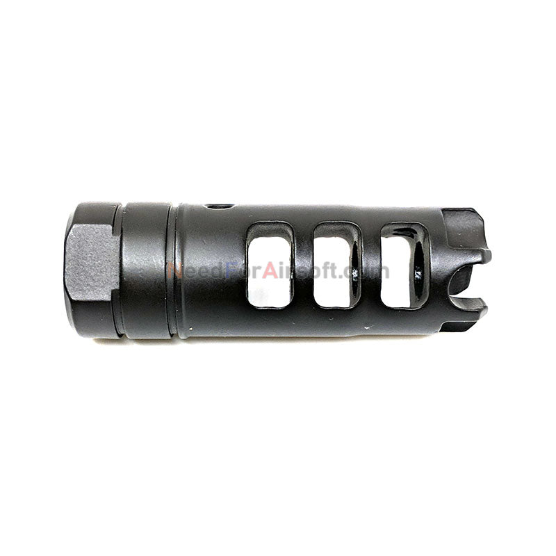 PMG LT Type Steel Airsoft Flash Hider (14mm CCW)
