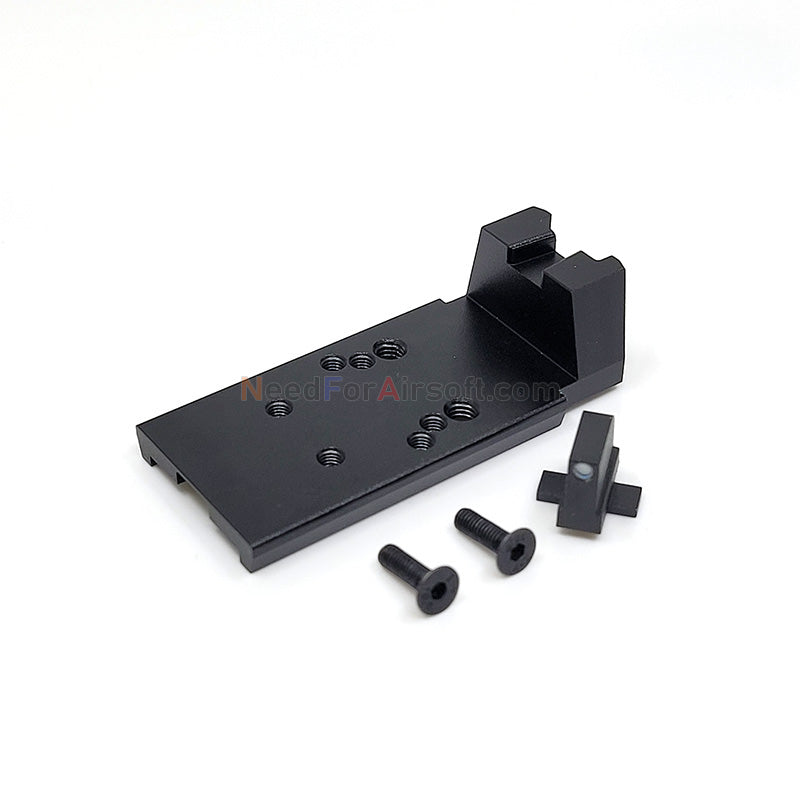 PMG Optic Mount Base w/ GITD Tactical Sight for SIG AIR VFC M17