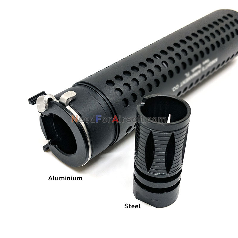 BD M4 Type 6" Airosft QD Silencer (14mm CCW)