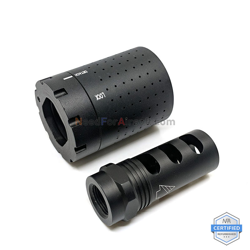 NFACR: UFC Airsoft Concussion Reduction Device QD Flash Hider (CRD)