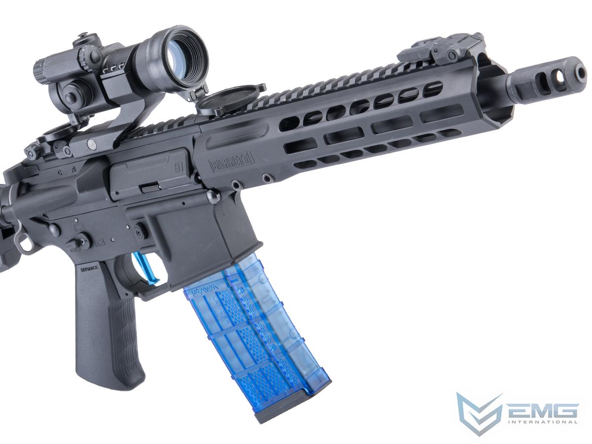 EMG 190rd Lancer Systems Licensed L5 AWM Airsoft Mid-Cap Magazine (Blue)