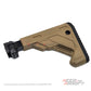 PMG Telescoping/Folding Stock for Airsoft AEG GBB MCX MPX (FDE)