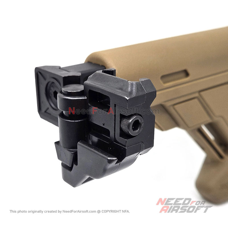 PMG Telescoping/Folding Stock for Airsoft AEG GBB MCX MPX (FDE)