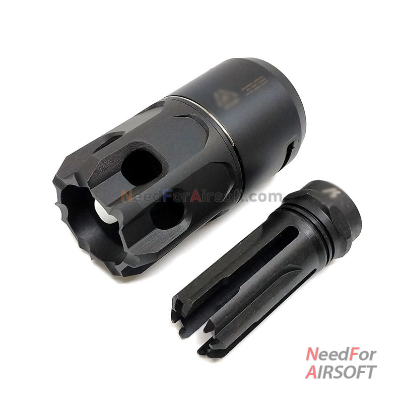 PMG SI QD Steel Oppressor w/ Steel 4-Prong Airsoft Flash Hider