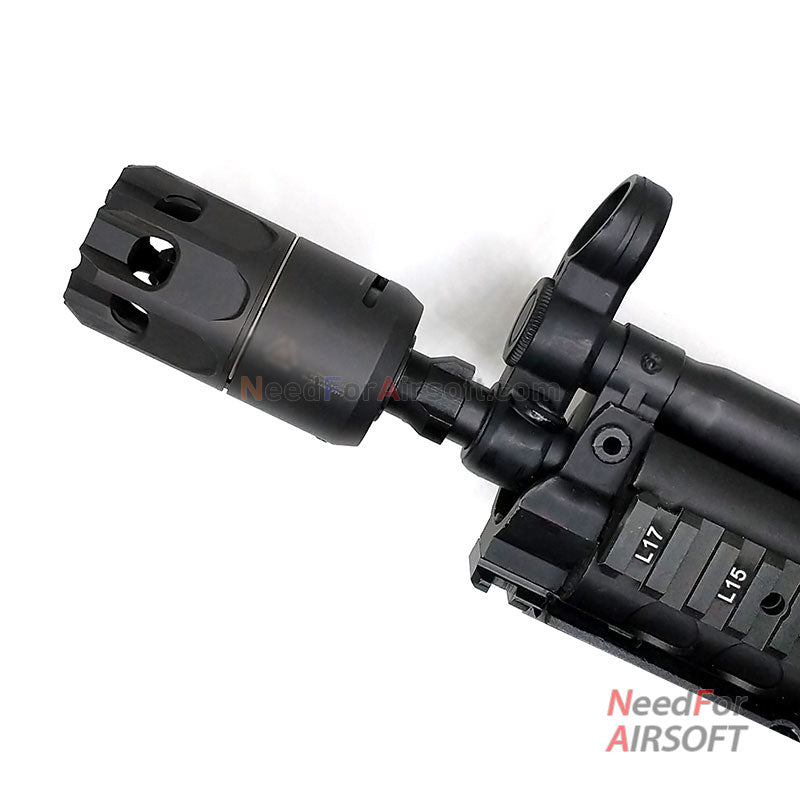 PMG SI QD Steel Oppressor w/ Steel 4-Prong Airsoft Flash Hider